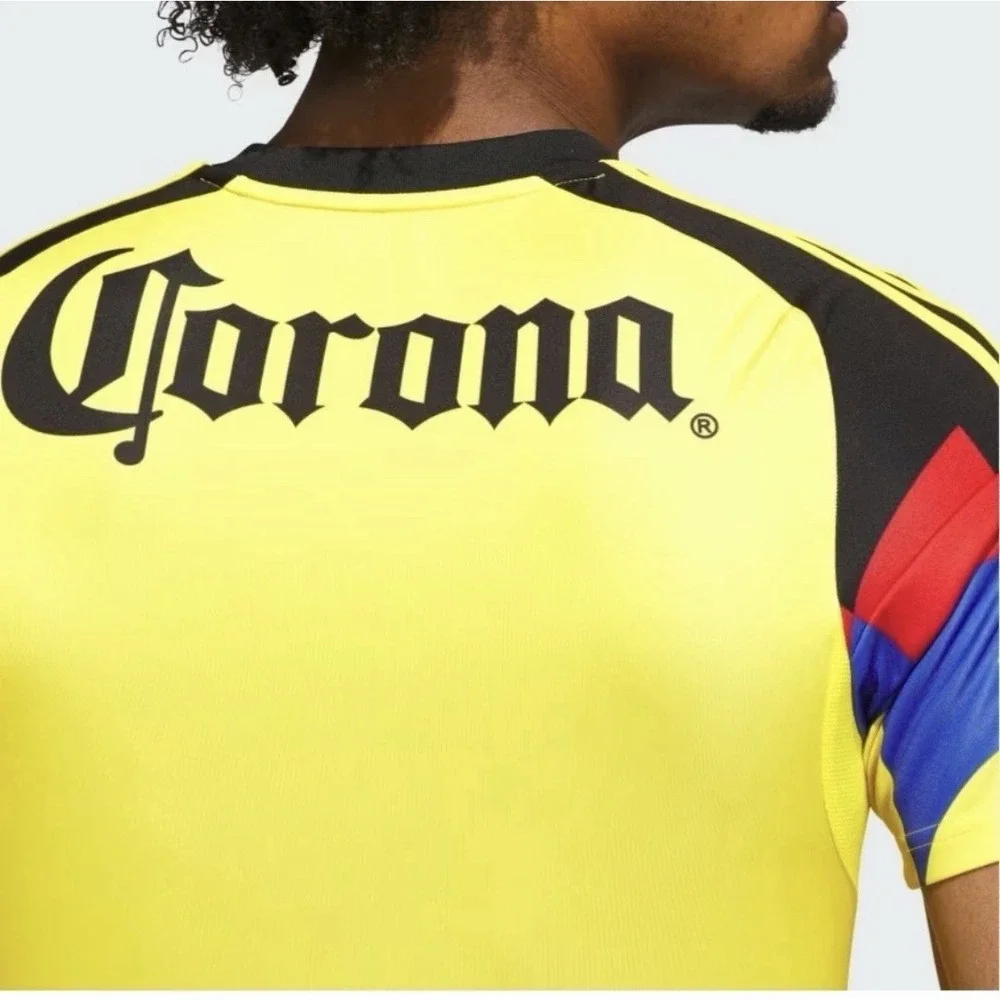 Adidas Club America Home Yellow Jersey 25/26 Size Large JN8612 Soccer Futbol